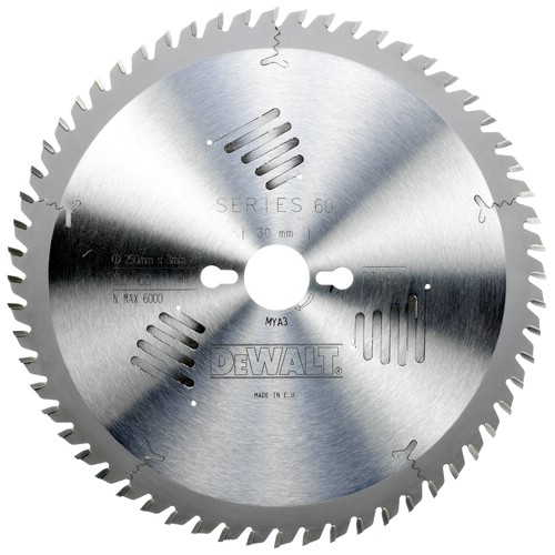 Sirkelsagblad DEWALT SERIE 60 Tre fin