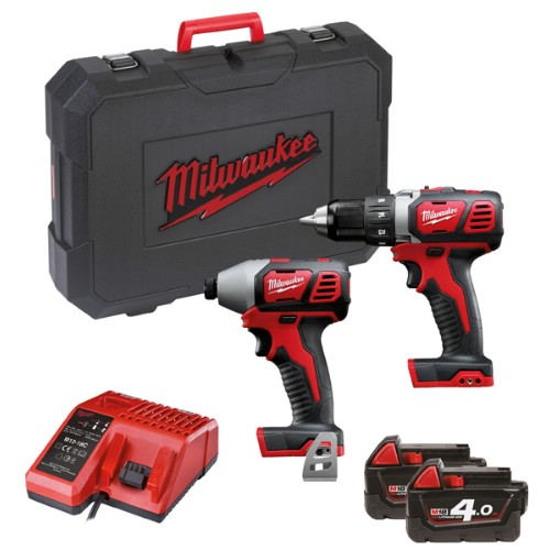 Kombinert pakke MILWAUKEE M18 BPP2D-402C 18 V