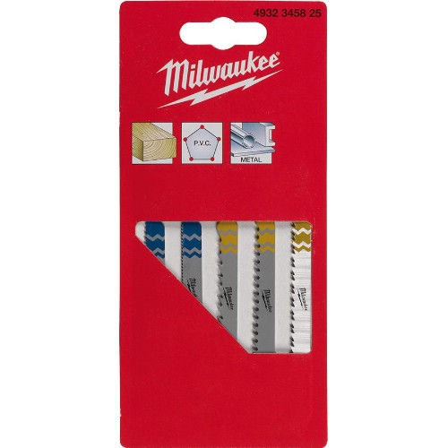 Stikksagbladsett MILWAUKEE 5 deler