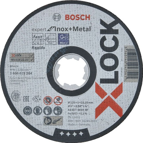 Kappeskive BOSCH Expert for Inox + Metal Typ 41 X-Lock
