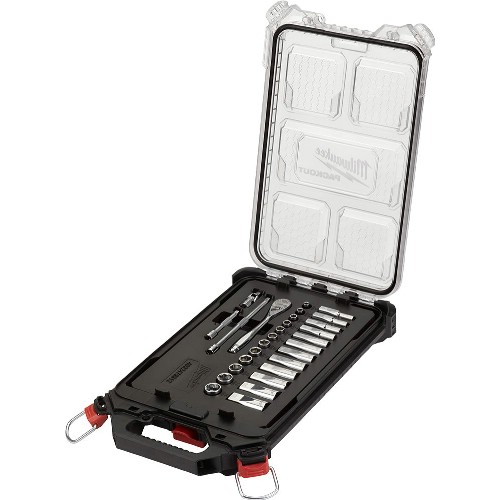 Pipenøkkelsett 1/4" mm MILWAUKEE Packout Kompakt Slim