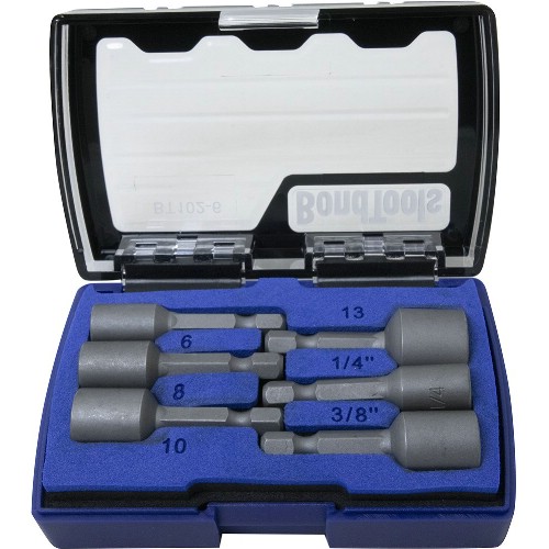 Magnetpipesett 1/4" mm/tomme BONDTOOLS BT102-6