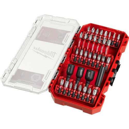 Bitssett 1/4" MILWAUKEE Shockwave Impact Duty 35-deler