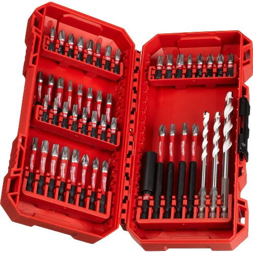 Bitssett 1/4" MILWAUKEE Shockwave Impact Duty 48 deler