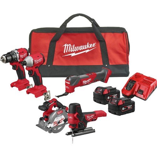 Kombipakke MILWAUKEE M18 BLCPP5A-502B 18 V