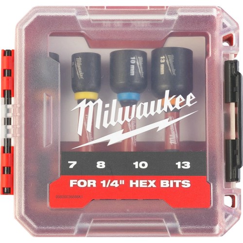 Magnetpipesett 1/4" mm MILWAUKEE Shockwave