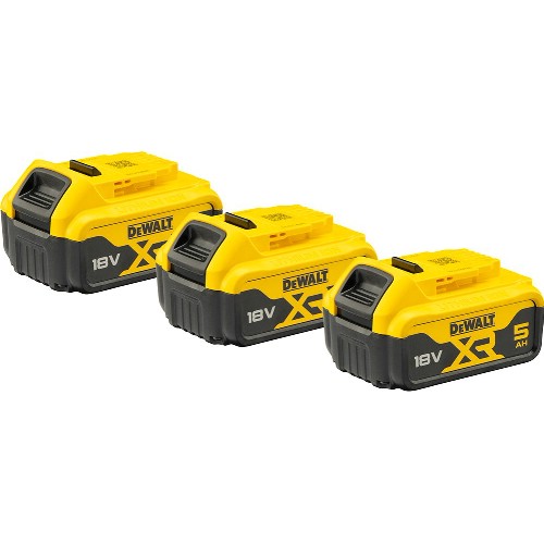 Batteripakke DEWALT 3x 18 V 5,0 Ah XR Li-Ion