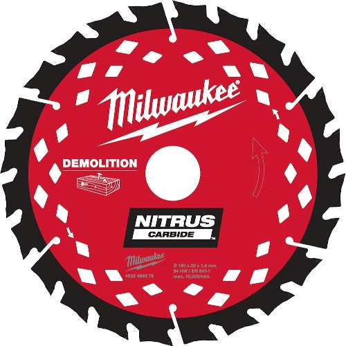 Sirkelsagblad MILWAUKEE Nitrus Demolition
